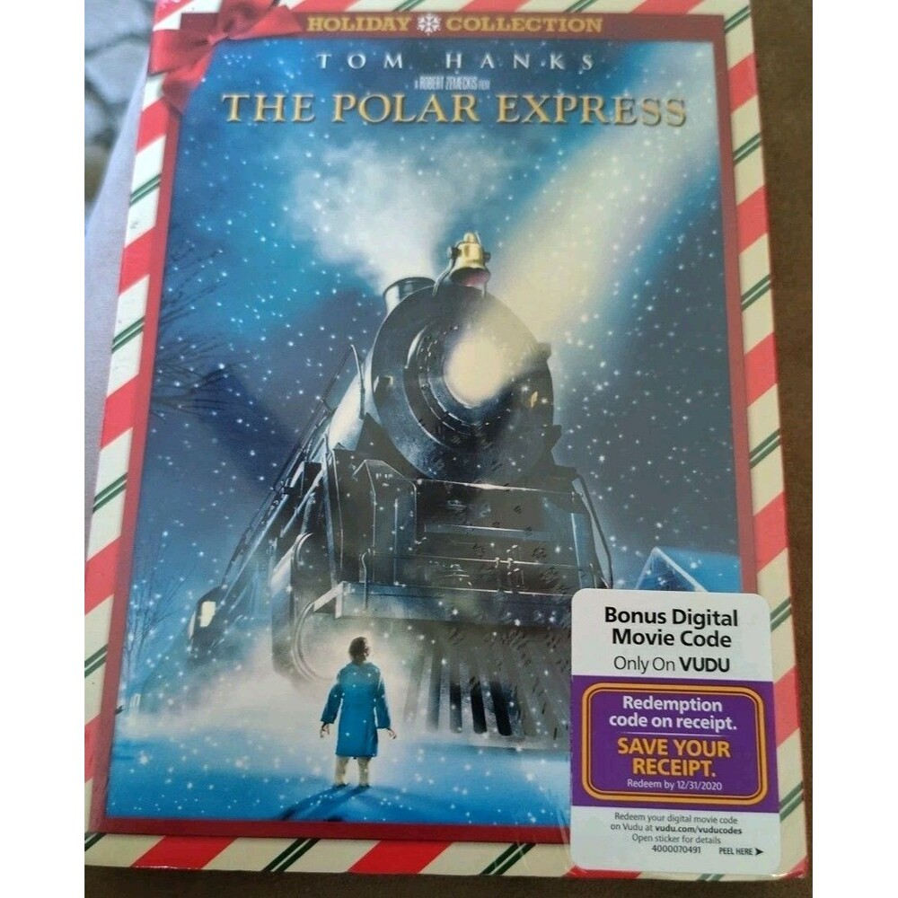 The Polar Express (DVD, 2004) Holiday Collection Bonus Digital Move Code New